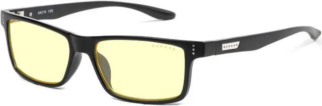 Alt view image 4 of 5 - GUNNAR CRUZ Youth Glasses Onyx Frame (Amber Lens) Tint 65% Blue Light & 100% UV Protection, CRU-00101