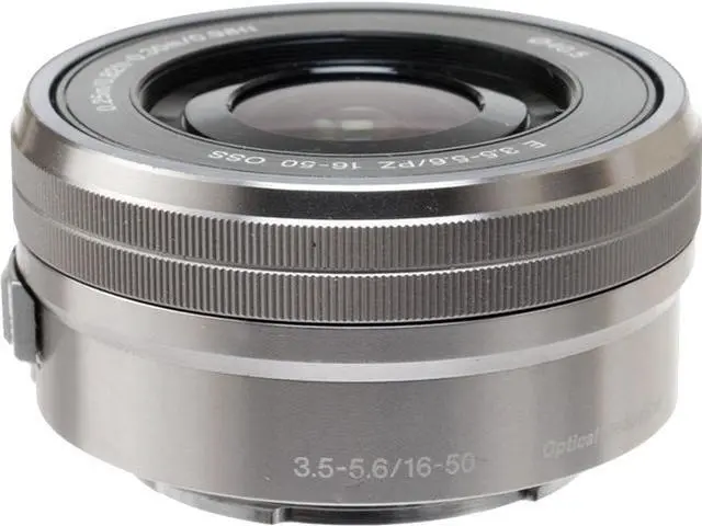 Main image of Sony E PZ 16-50mm F/3.5-5.6mm OSS Lens Silver with Accessories