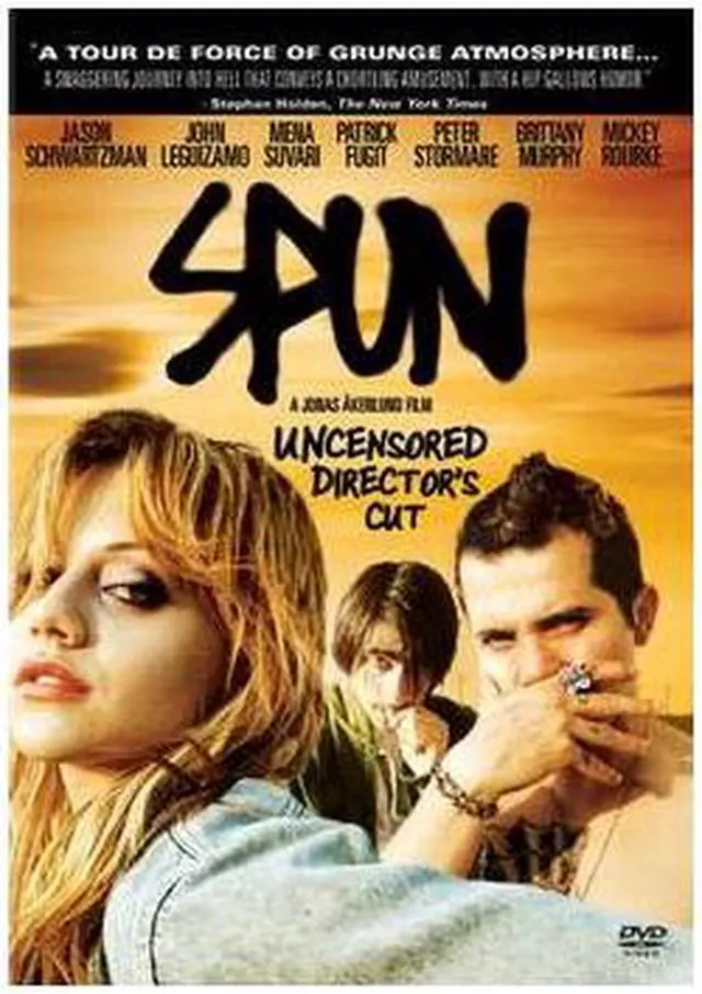 Main image of Spun Jason Schwartzman, John Leguizamo, Mena Suvari, Eric Roberts, Mickey Rourke, Brittany Murphy, Debbie Harry, Patrick Fugit, Chloe Hunter, Julia Mendoza