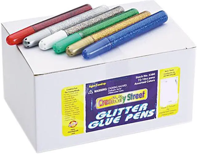 Main image of Chenille Kraft Company CKC338000 Glitter Glue Pens- Resealable- Assorted