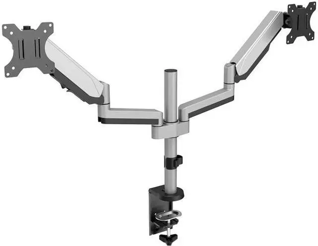 Main image of V7 Dual Touch Adjust Monitor Mount