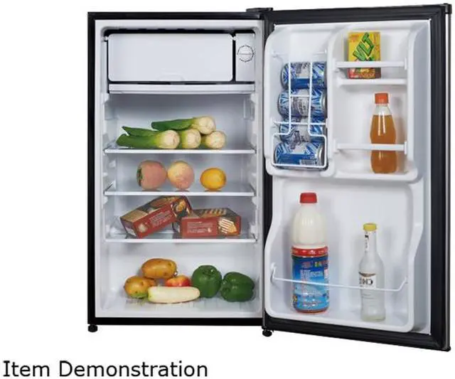 Alt view image 4 of 5 - Magic Chef MCBR350S2 3.5 cu. ft. Mini Refrigerator, Stainless Look