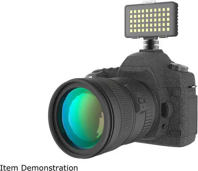Alt view image 4 of 6 - Digipower DP-VL50 - Insta-Fame Dimmable 50 LED Super Bright Video Light with 3X Light Diffusers and Smartphone Mount