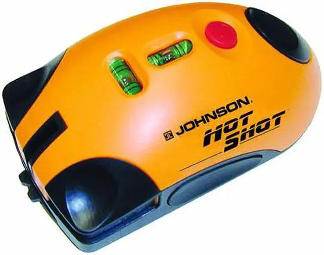 Alt view image 2 of 3 - Johnson Level LaserMouse 30 Ft. Manual-Leveling Line Laser Level 9250