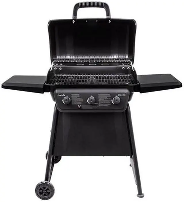 Alt view image 4 of 6 - Char-Broil Classic 3-Burner Propane Gas Grill