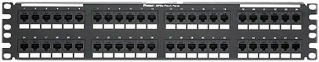 Main image of Panduit Patch Panel,Cat 6,Rack Mt,48 Port DP48688TGY