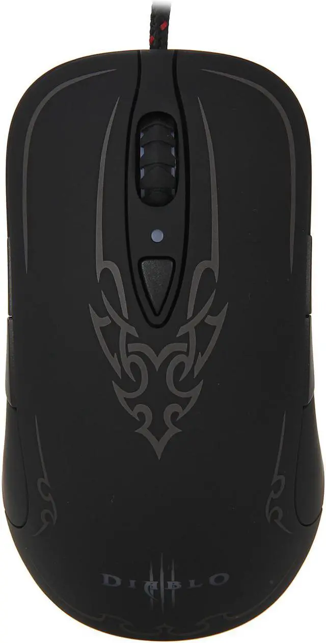 Alt view image 2 of 5 - SteelSeries Diablo III 62151 Black 8 Buttons 1 x Wheel USB Wired Laser Gaming Mouse