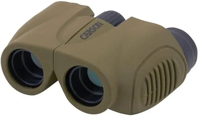 Main image of Carson Hornet Compact 8x22mm Binocular Fully Multi-oated Lenses, Olive,