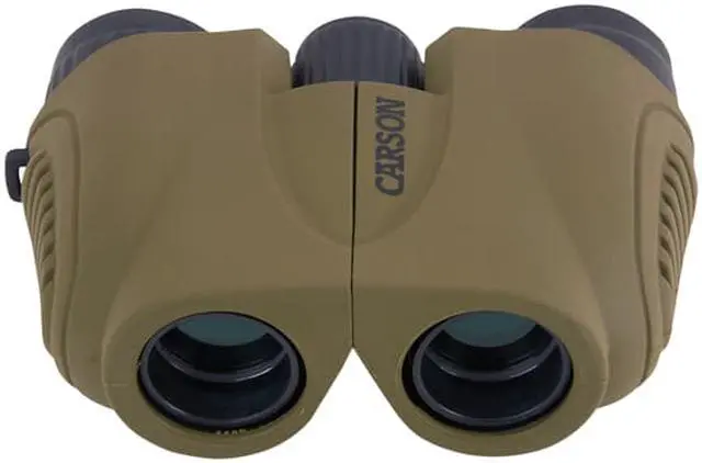 Alt view image 2 of 9 - Carson Hornet Compact 8x22mm Binocular Fully Multi-oated Lenses, Olive,