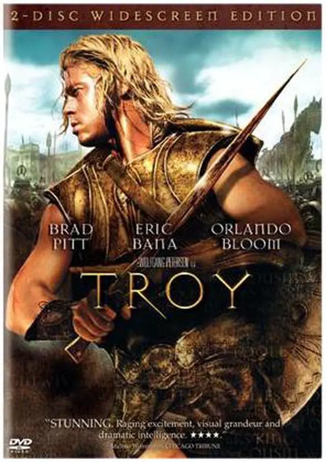 Alt view image 2 of 2 - TROY (DVD / WS 2.40 / 2 DISC / 5.1 / ENG-FREN-SPAN-SUB / With NG-Beyond) Brad Pitt, Orlando Bloom, Eric Bana, Adoni Maropis, Jacob Smith