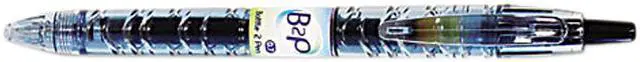 Main image of Pilot B2P Bottle-2-Pen Recycled Retractable Gel Ink Pen Black Ink .7mm 31600