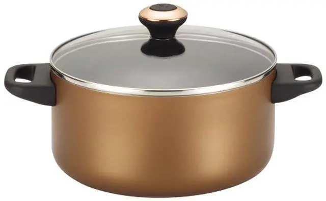 Alt view image 5 of 7 - Paula Deen 21458 11- Piece Signature Dishwasher Safe Nonstick Cookware Set, Copper
