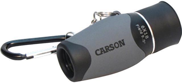 Main image of CARSON MM-618 Carson 6 x 18mm Pocket Monocular Caribiner Keychain