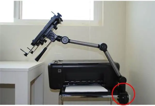 Alt view image 6 of 7 - Mobotron CC-105 Adjustable Clamp-on Mounting Base