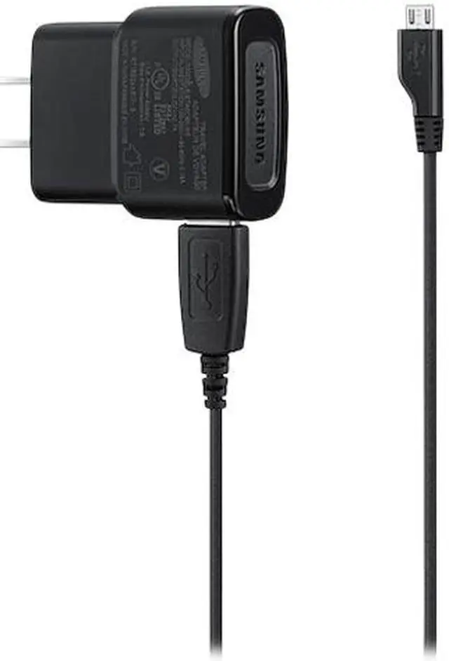 Main image of Samsung ETA0U60JBE OEM Original Micro USB Travel Wall Charger with Detachable MicroUSB Cable