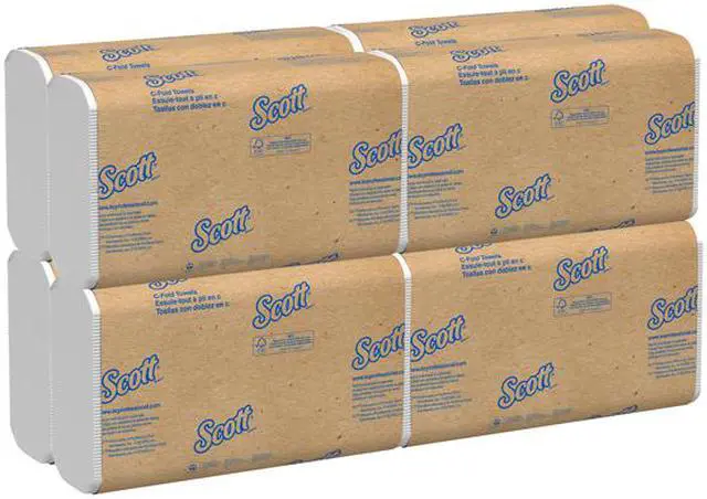 Alt view image 4 of 5 - Scott Essential C-Fold Towels, Convenience Case