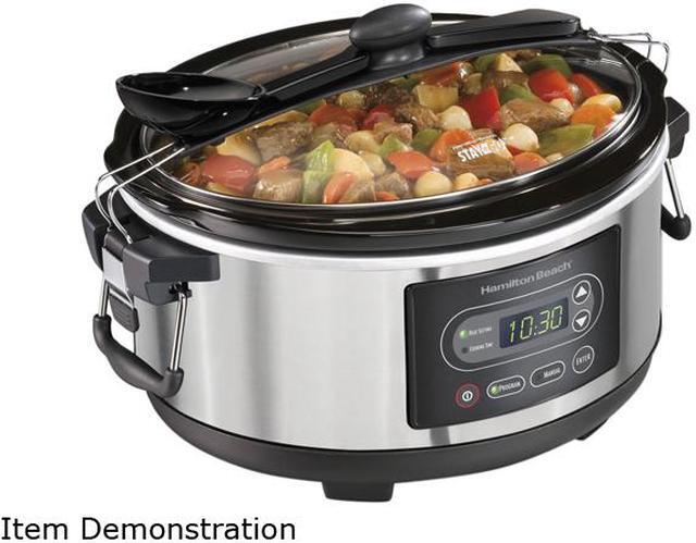 Main image of Hamilton Beach 5 Qt. Programmable Stay or Go Slow Cooker