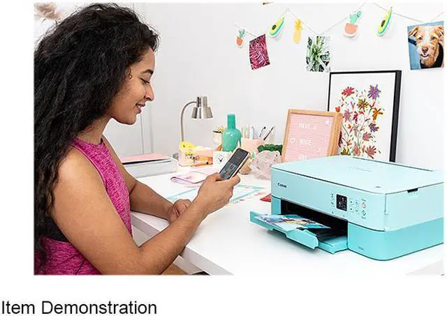 Alt view image 8 of 10 - Canon PIXMA TS5320 Wireless All-In-One Inkjet Printer - White (3773C023)
