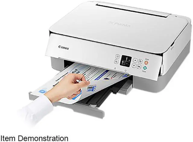 Alt view image 4 of 10 - Canon PIXMA TS5320 Wireless All-In-One Inkjet Printer - White (3773C023)