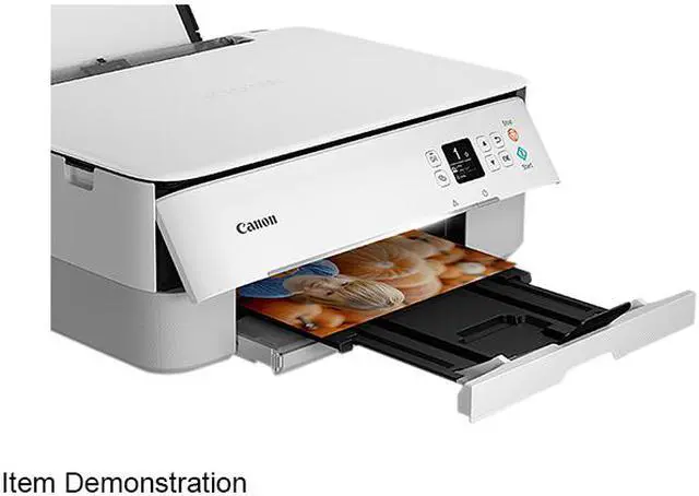 Alt view image 5 of 10 - Canon PIXMA TS5320 Wireless All-In-One Inkjet Printer - White (3773C023)