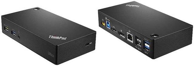 Alt view image 4 of 5 - Lenovo Thinkpad USB 3.0 Ultra Dock-US 40A80045US (Super Speed USB 3.0, USB 2.0, HDMI, Display Port)