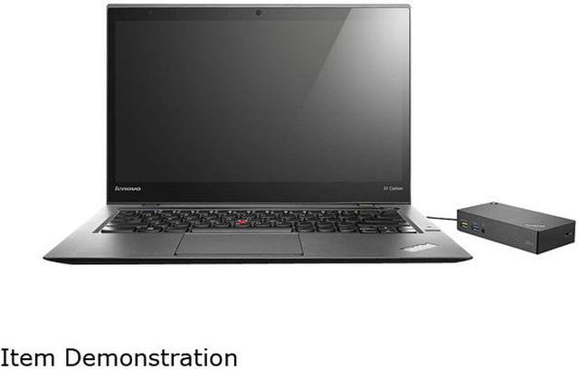 Alt view image 5 of 5 - Lenovo Thinkpad USB 3.0 Ultra Dock-US 40A80045US (Super Speed USB 3.0, USB 2.0, HDMI, Display Port)