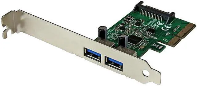 Main image of StarTech.com 2 Port USB 3.1 Gen 2 (10Gbps) PCI Express Card - 2x USB-A - PCIe USB 3.1 Card with Type-A - Supports UASP