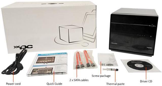 Alt view image 8 of 8 - Shuttle XPC Cube SH170R6 Intel Socket LGA1151 Intel H170 1 x HDMI Mini PC with Intel Skylake Platform