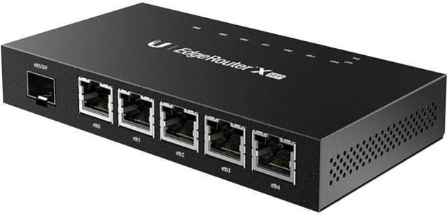 Ubiquiti Networks - ER-X-SFP - Ubiquiti Advanced Gigabit Ethernet Router -  5 Ports - PoE Ports - 1 Slots - Gigabit