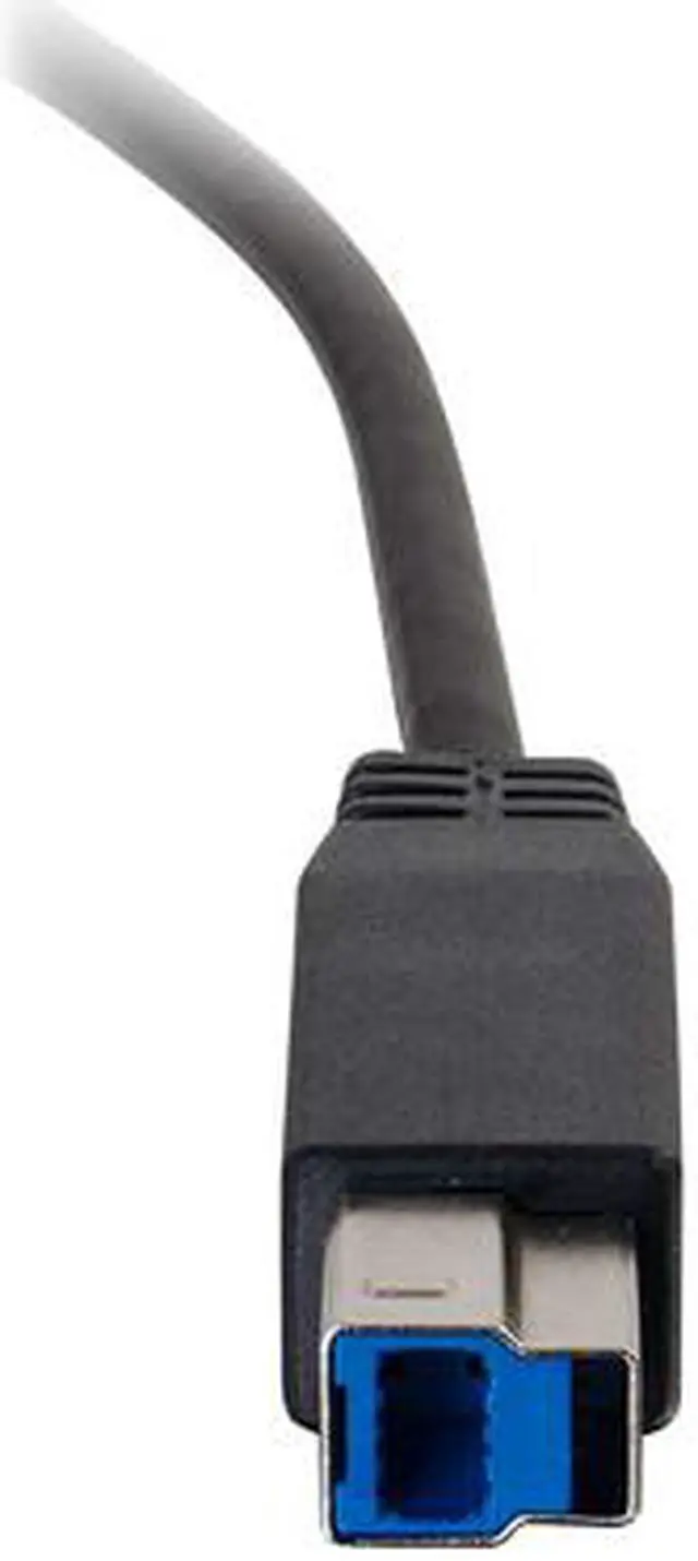 Alt view image 5 of 5 - C2G 28866 6FT USB 3.0 (USB 3.1 GEN 1) USB-C TO USB-B CABLE M/M - BLACK