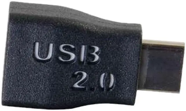 Alt view image 6 of 7 - C2G USB 2.0 USB Type C to USB Micro B Adapter M/F - USB C to Phone Black