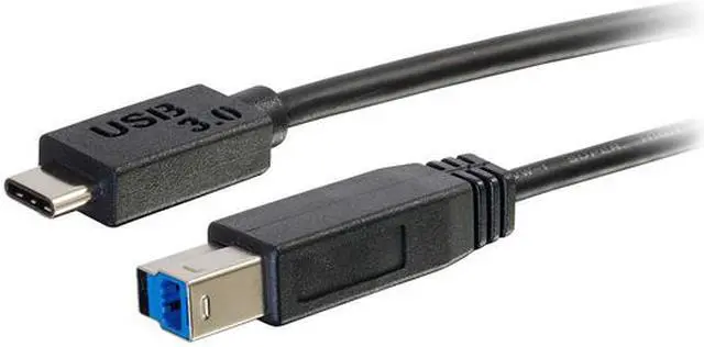 Alt view image 2 of 5 - C2G 10ft, USB 3.0 Type C, USB B