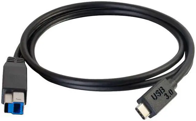 Alt view image 3 of 5 - C2G 10ft, USB 3.0 Type C, USB B