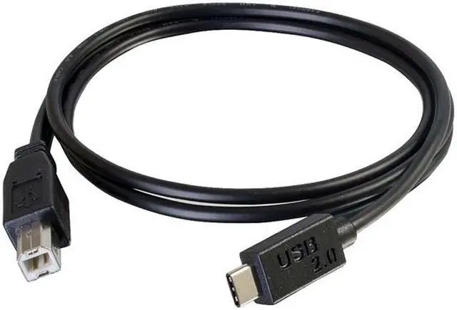 Alt view image 3 of 5 - C2G 12ft, USB 2.0 Type C, USB B