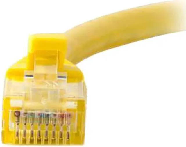 Alt view image 3 of 7 - C2G 00936 Cat5e Cable - Snagless Unshielded Ethernet Network Patch Cable, Yellow (6 Inches)
