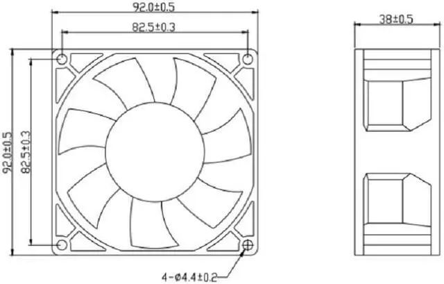 Main image of (3-wire -FOO)Original new delta FFB0924SHE 24V 0.60A 9238 9CM inverter dual ball cooling fan
