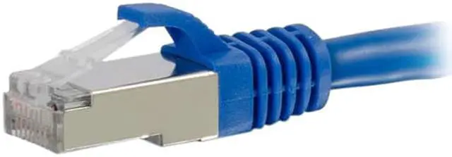 Alt view image 2 of 3 - C2G 9ft Cat6 Snagless Shielded STP Ethernet Cable Cat6 Network Patch Cable PoE Blue 00799