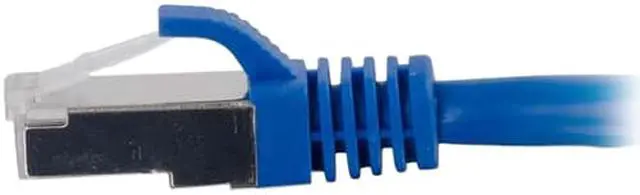 Alt view image 3 of 3 - C2G 9ft Cat6 Snagless Shielded STP Ethernet Cable Cat6 Network Patch Cable PoE Blue 00799