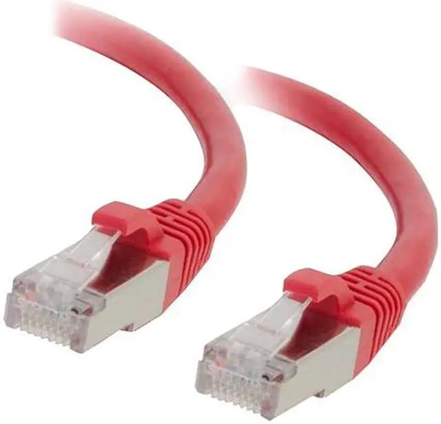 Alt view image 2 of 3 - Cables to Go 00849 Cat6 Snagless Shielded (STP) Network Patch Cable, Red (8 Feet/2.43 Meters)