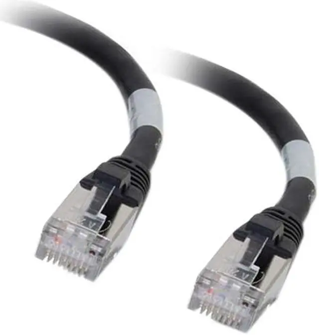 Main image of C2G 00719 Cat6a Cable - Snagless Shielded Ethernet Network Patch Cable, Black (20 Feet, 6.09 Meters)