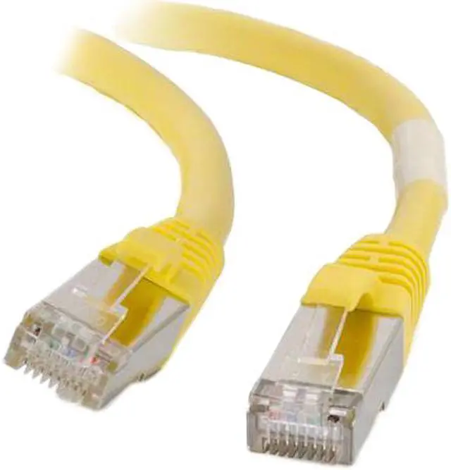 Main image of C2G / Cables to Go 00863 Cat6 Snagless Shielded (STP) Network Patch Cable, Yellow (5 Feet/1.52 Meters)
