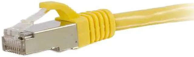 Alt view image 3 of 4 - C2G / Cables to Go 00863 Cat6 Snagless Shielded (STP) Network Patch Cable, Yellow (5 Feet/1.52 Meters)