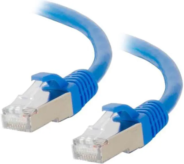 Main image of C2G 00792 Cat6 Cable - Snagless Shielded Ethernet Network Patch Cable, Blue (2 Feet, 0.60 Meters)