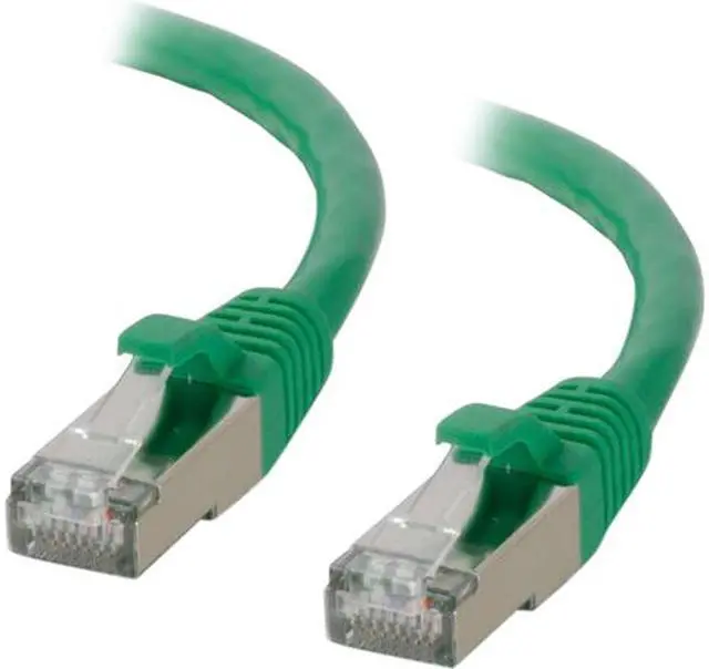 Main image of C2G 00840 30FT CAT6 SNAGLESS SHIELDED (STP) ETHERNET NETWORK PATCH CABLE - GREEN