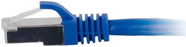 Alt view image 3 of 3 - C2G 00980 C2G 6in Cat6 Snagless Shielded (STP) Network Patch Cable - Blue - Category 6 for Network Device - RJ-45 Male - RJ-45 Male - Shielded - 6in - Blue