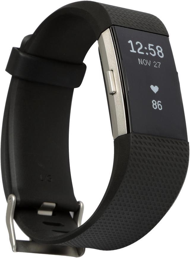 Fitbit Charge 2 Heart Rate and Fitness Wristband Large - Black