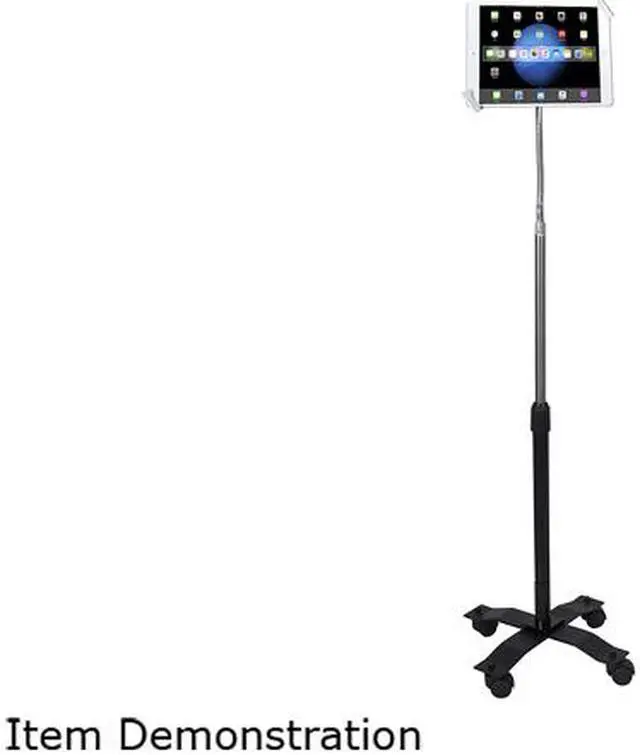Alt view image 2 of 6 - CTA Digital Compact Security Gooseneck Floor Stand for 7-13" Tablets (PAD-SCGS)