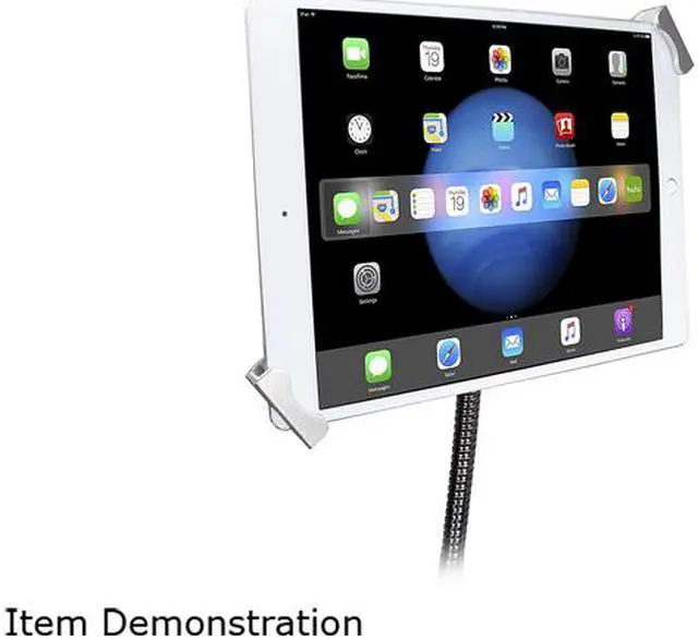 Alt view image 3 of 6 - CTA Digital Compact Security Gooseneck Floor Stand for 7-13" Tablets (PAD-SCGS)