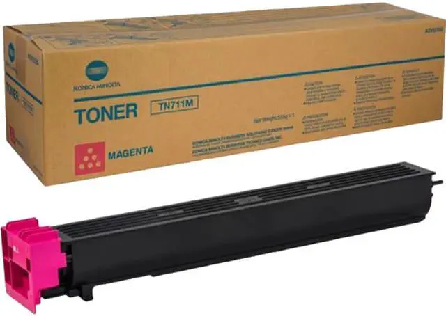 Alt view image 2 of 2 - Magenta Toner Cartridge for Konica Minolta A3VU330 bizhub C654, bizhub C654e, bizhub C754, bizhub C754e, Genuine Konica Minolta Brand