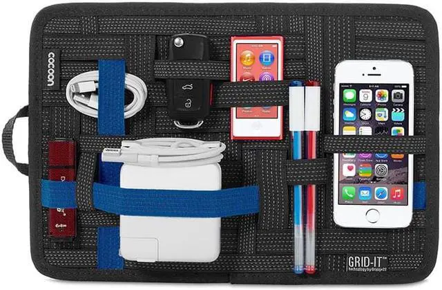 Alt view image 2 of 2 - Cocoon Grid-it Medium 10in Organizer Black/Blue